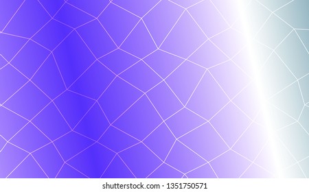 Blurry polygonal mesh texture. For wallpaper, presentation background, interior design, fashion print. Vector illustration. Creative gradient color
