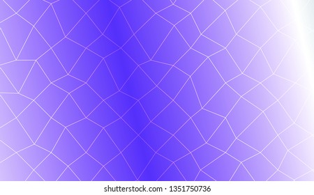 Blurry polygonal mesh texture. For wallpaper, presentation background, interior design, fashion print. Vector illustration. Creative gradient color