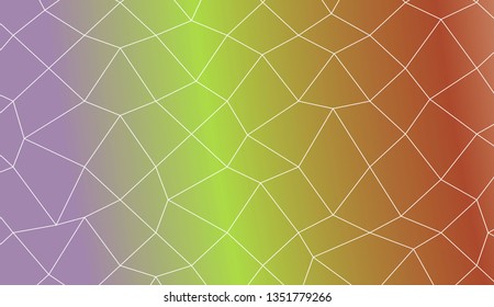 Blurry polygonal mesh texture. For wallpaper, presentation background, interior design, fashion print. Vector illustration. Creative gradient color