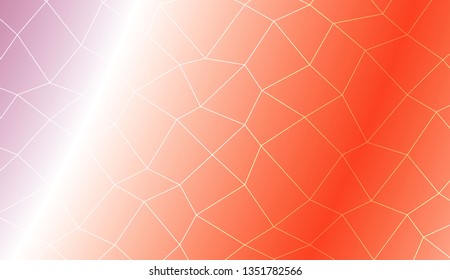 Blurry polygonal mesh texture. For wallpaper, presentation background, interior design, fashion print. Vector illustration. Creative gradient color