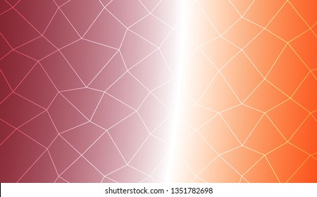 Blurry polygonal mesh texture. For wallpaper, presentation background, interior design, fashion print. Vector illustration. Creative gradient color