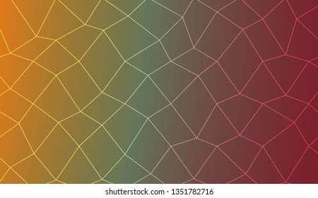 Blurry polygonal mesh texture. For wallpaper, presentation background, interior design, fashion print. Vector illustration. Creative gradient color