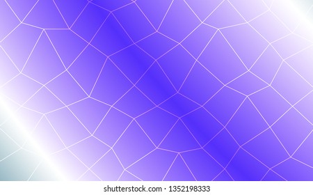 Blurry polygonal mesh texture. For wallpaper, presentation background, interior design, fashion print. Vector illustration. Creative gradient color