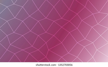 Blurry polygonal mesh texture. For wallpaper, presentation background, interior design, fashion print. Vector illustration. Creative gradient color