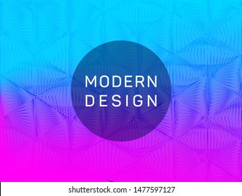 Blurry poster glitch holographic vector layout design. Liquid abstract blur splashes backdrop. Elegant glitch hologram gradient background for poster.