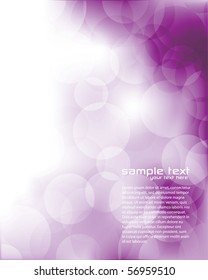 Blurry Purple Background with Circles