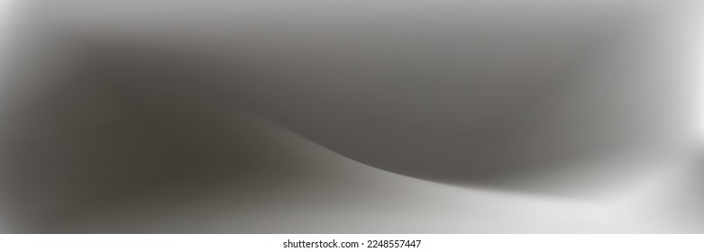 Blurry Smooth White Light Gray Pastel Background. Fluid Weather Wavy Liquid Water Gradient Mesh. Flow Sky Smoke Smog Cloud Metal Design Pic. Cloudy Silver Grey Curve Monochrom Gradient Background.