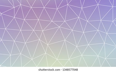 Blurry triangle texture. Design for flyer, wallpaper, presentation, paper. Vector illustration. Light Gradient Abstract Background