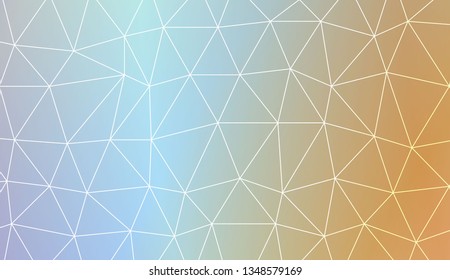 Blurry triangle texture. Design for flyer, wallpaper, presentation, paper. Vector illustration. Light Gradient Abstract Background