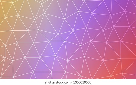 Blurry triangle texture. Design for flyer, wallpaper, presentation, paper. Vector illustration. Light Gradient Abstract Background