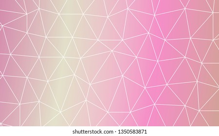 Blurry triangle texture. Design for flyer, wallpaper, presentation, paper. Vector illustration. Light Gradient Abstract Background