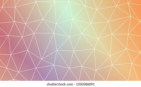 Blurry triangle texture. Design for flyer, wallpaper, presentation, paper. Vector illustration. Light Gradient Abstract Background