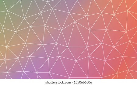 Blurry triangle texture. Design for flyer, wallpaper, presentation, paper. Vector illustration. Light Gradient Abstract Background
