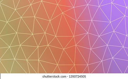 Blurry triangle texture. Design for flyer, wallpaper, presentation, paper. Vector illustration. Light Gradient Abstract Background