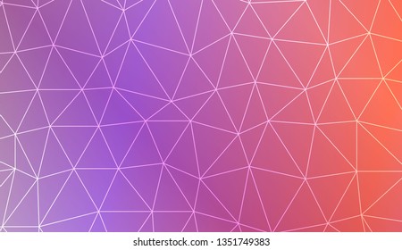 Blurry triangle texture. Design for flyer, wallpaper, presentation, paper. Vector illustration. Light Gradient Abstract Background