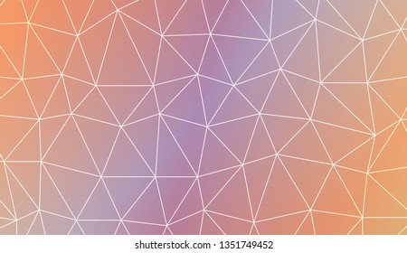 Blurry triangle texture. Design for flyer, wallpaper, presentation, paper. Vector illustration. Light Gradient Abstract Background