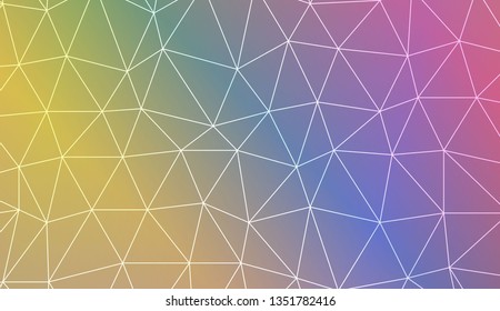 Blurry triangle texture. Design for flyer, wallpaper, presentation, paper. Vector illustration. Light Gradient Abstract Background
