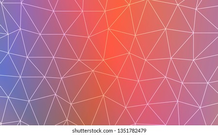 Blurry triangle texture. Design for flyer, wallpaper, presentation, paper. Vector illustration. Light Gradient Abstract Background