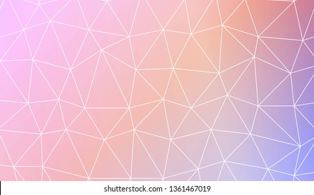 Blurry triangle texture. Design for flyer, wallpaper, presentation, paper. Vector illustration. Light Gradient Abstract Background