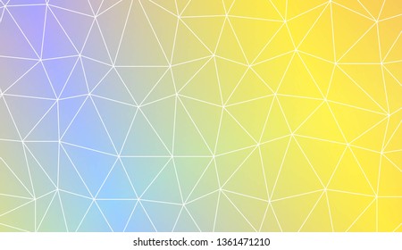 Blurry triangle texture. Design for flyer, wallpaper, presentation, paper. Vector illustration. Light Gradient Abstract Background