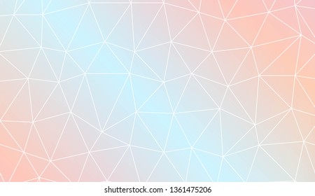 Blurry triangle texture. Design for flyer, wallpaper, presentation, paper. Vector illustration. Light Gradient Abstract Background