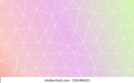 Blurry triangle texture. Design for flyer, wallpaper, presentation, paper. Vector illustration. Light Gradient Abstract Background