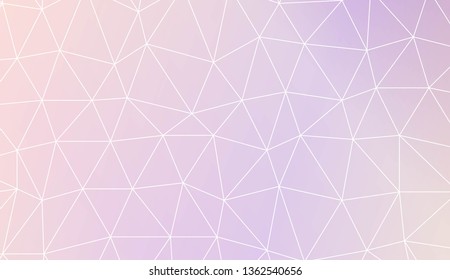 Blurry triangle texture. Design for flyer, wallpaper, presentation, paper. Vector illustration. Light Gradient Abstract Background