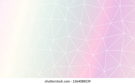 Blurry triangle texture. Design for flyer, wallpaper, presentation, paper. Vector illustration. Light Gradient Abstract Background