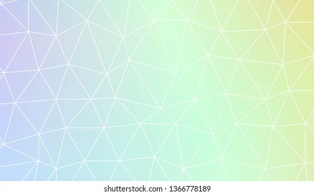Blurry triangle texture. Design for flyer, wallpaper, presentation, paper. Vector illustration. Light Gradient Abstract Background