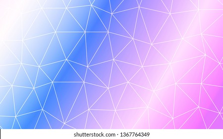 Blurry triangle texture. Design for flyer, wallpaper, presentation, paper. Vector illustration. Light Gradient Abstract Background