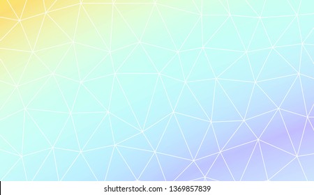 Blurry triangle texture. Design for flyer, wallpaper, presentation, paper. Vector illustration. Light Gradient Abstract Background