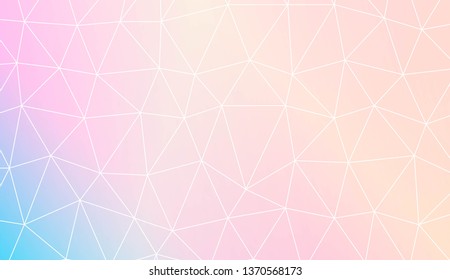 Blurry triangle texture. Design for flyer, wallpaper, presentation, paper. Vector illustration. Light Gradient Abstract Background
