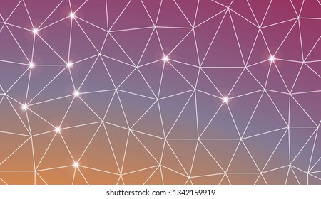 Blurry triangle texture. Template for wallpaper, interior design, decoration, scrapbooking page. Vector illustration. Creative gradient color