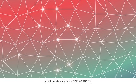 Blurry triangle texture. Template for wallpaper, interior design, decoration, scrapbooking page. Vector illustration. Creative gradient color