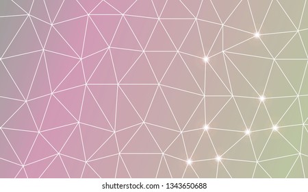 Blurry triangle texture. Template for wallpaper, interior design, decoration, scrapbooking page. Vector illustration. Creative gradient color