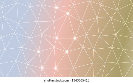 Blurry triangle texture. Template for wallpaper, interior design, decoration, scrapbooking page. Vector illustration. Creative gradient color