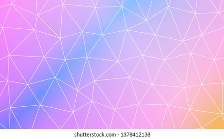Blurry triangle texture. For wallpaper, presentation background, interior design, fashion print. Vector illustration. Creative gradient color