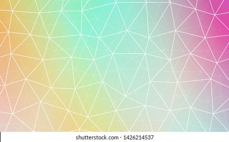 Blurry triangle texture. For wallpaper, presentation background, interior design, fashion print. Vector illustration. Creative gradient color