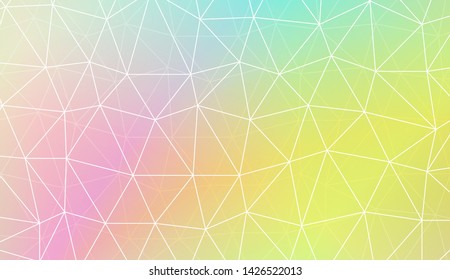 Blurry triangle texture. For wallpaper, presentation background, interior design, fashion print. Vector illustration. Creative gradient color
