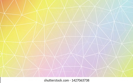 Blurry triangle texture. For wallpaper, presentation background, interior design, fashion print. Vector illustration. Creative gradient color