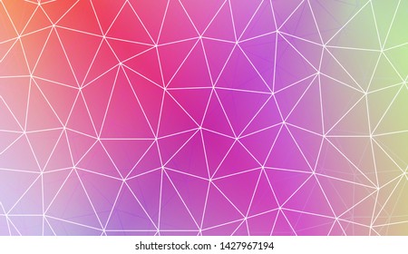 Blurry triangle texture. For wallpaper, presentation background, interior design, fashion print. Vector illustration. Creative gradient color