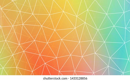 Blurry triangle texture. For wallpaper, presentation background, interior design, fashion print. Vector illustration. Creative gradient color