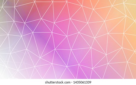 Blurry triangle texture. For wallpaper, presentation background, interior design, fashion print. Vector illustration. Creative gradient color