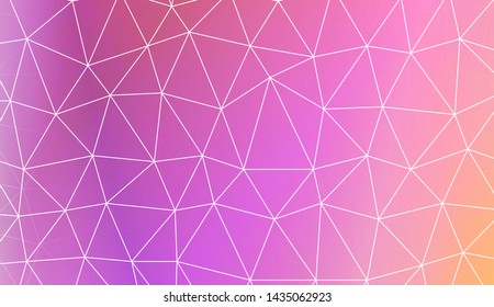 Blurry triangle texture. For wallpaper, presentation background, interior design, fashion print. Vector illustration. Creative gradient color