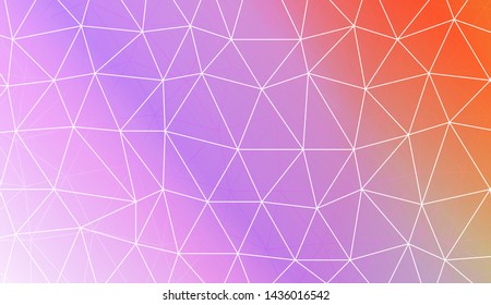 Blurry triangle texture. For wallpaper, presentation background, interior design, fashion print. Vector illustration. Creative gradient color