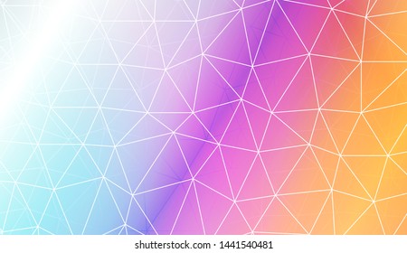 Blurry triangle texture. For wallpaper, presentation background, interior design, fashion print. Vector illustration. Creative gradient color