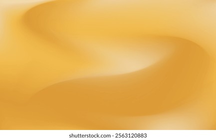 Blurry, warm, pale yellow background. Vector background with smooth waves and transitions. Sunny tropical summer background. Vector grid gradient.