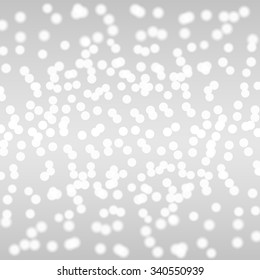 Blurry white dots, vector