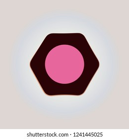 Blush. Beauty tools, cosmetics