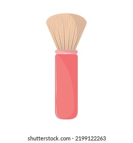 blush brush flat isolated icon